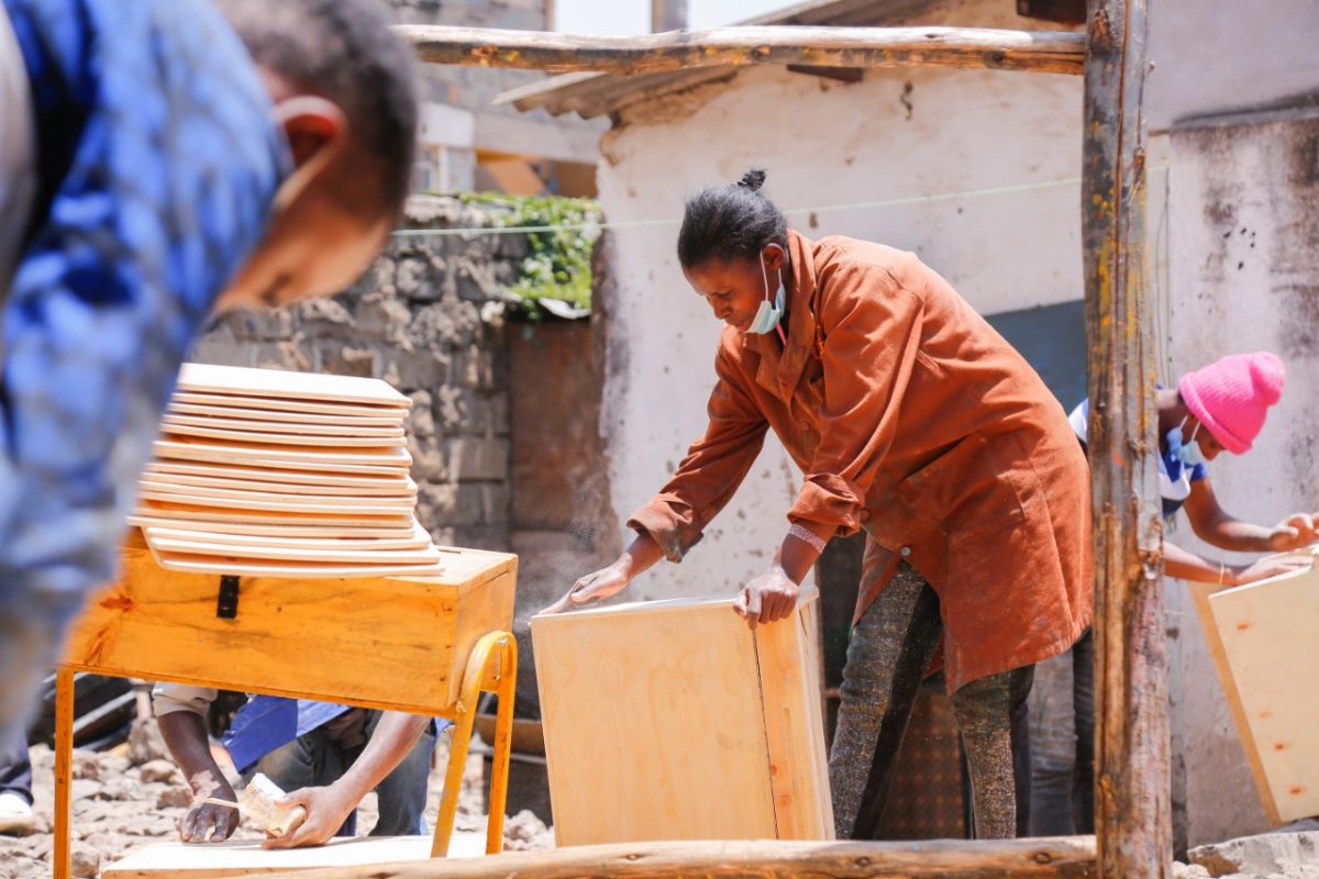 School Furniture in Nairobi Lecture Chairs with Arm in Kenya