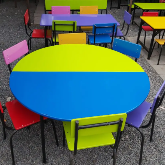 Kindergarten Circular Table Multicolored in Nairobi Kenya